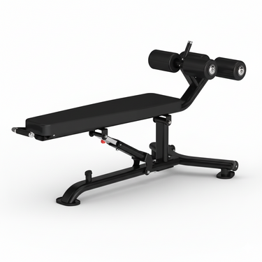 Insight Fitness Decline Adjustable Bench - DR025 with adjustable backrest on a white background